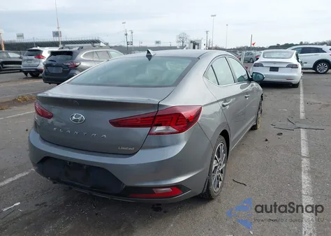 2020 Hyundai Elantra Limited from USA, damaged, VIN 5NPD84LF8LH529320